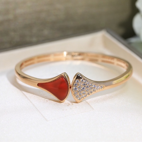 BVLGARI Jewelry - BulgariChic Gold and Red Women's Bracelet